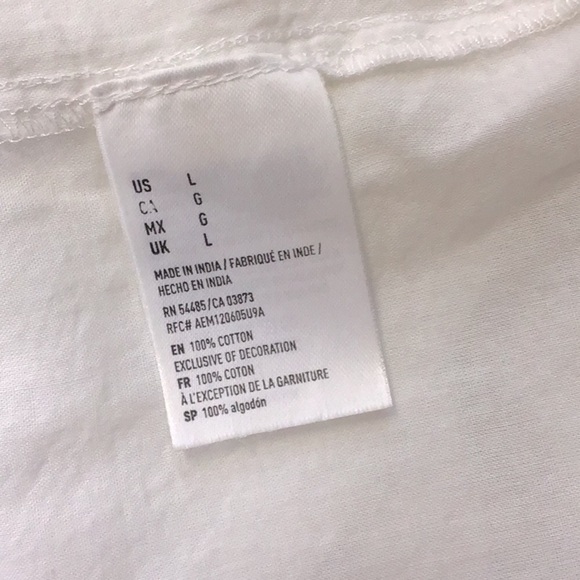 🦅AEO Boho Cold Shoulder Layered Cotton Crochet Trim Lingerie Strap - Picture 3 of 7